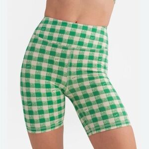 Lisa Says Gah Organic Stretch Biker Short - Basil size Medium NWOT